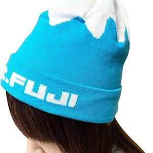 Japanese Mount Fuji Knit Beanie NWT